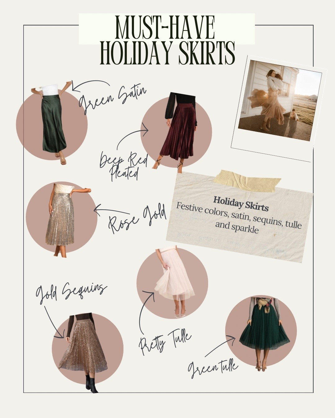 Must have holiday skirts! Satin, sequins, tulle and sparkle! 

#LTKSeasonal #LTKStyleTip
