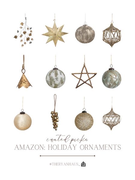 It may seem early, but these holiday ornaments are gorgeous, and a must-share! Each year these ornaments, and ones by the same brand, all sell out extremely quickly! If you have your eyes on any of them, I highly recommend purchasing them now while they're in stock!

#LTKstyletip #LTKhome #LTKHoliday