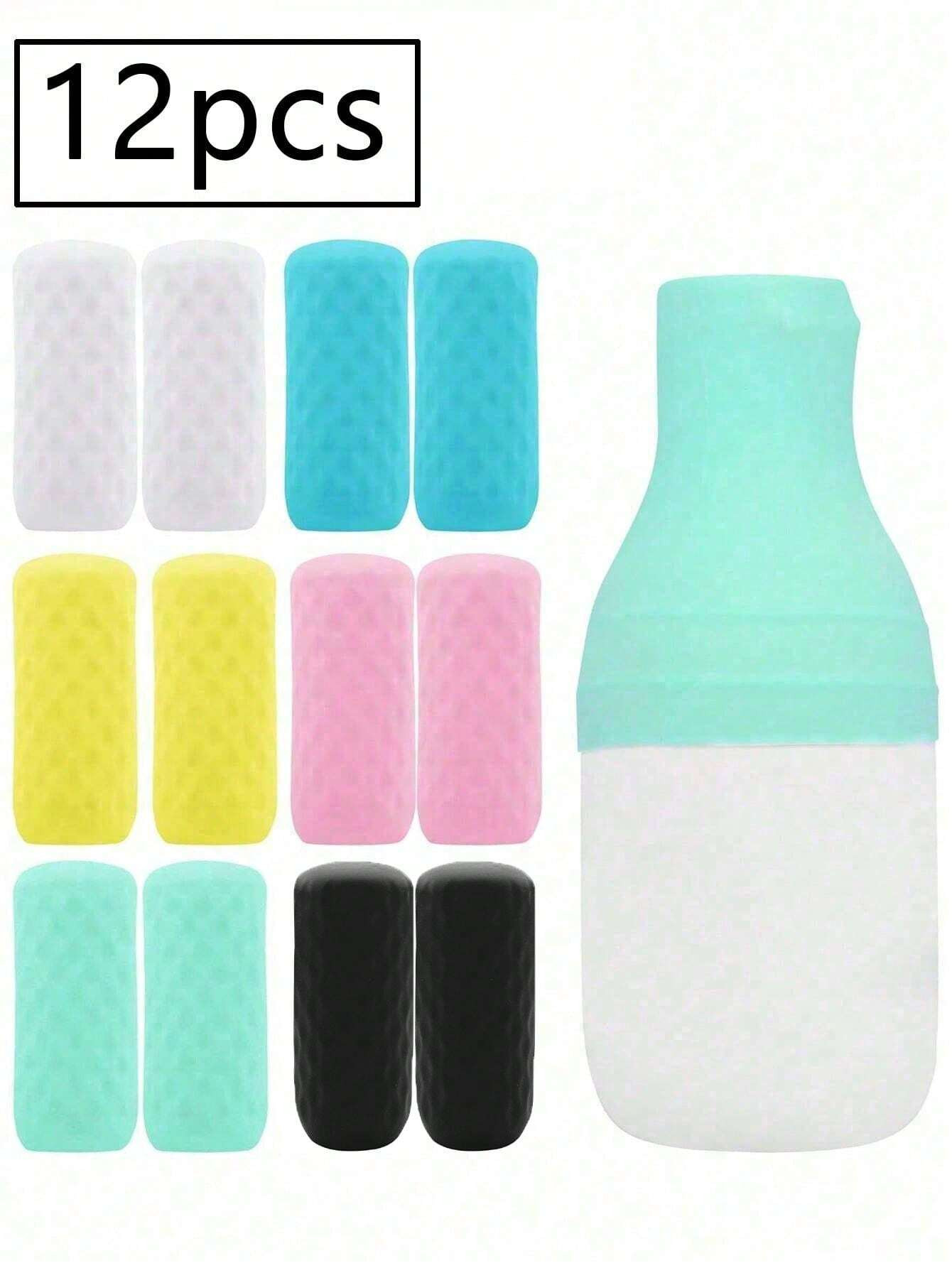 1-24pcs Travel Container Leakproof Cover, Luggage Leakproof Toiletry Bag, Silicone Travel Bottle ... | SHEIN