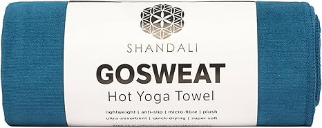 GoSweat Non-Slip Hot Yoga Towel by Shandali with Super-Absorbent Soft Suede Microfiber in Many Co... | Amazon (US)
