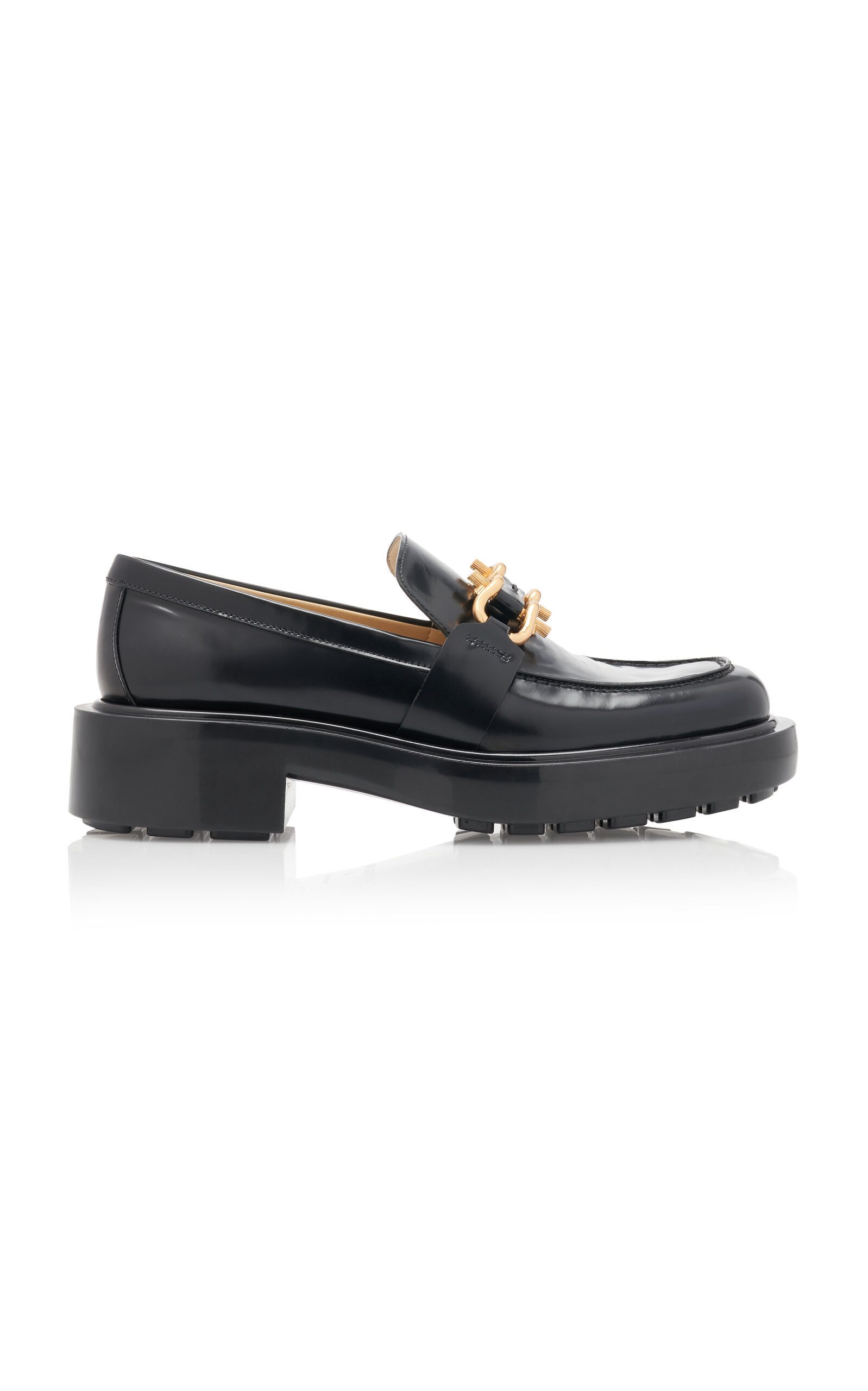Bottega Veneta - Monsieur Leather Loafers - Black - IT 40 - Moda Operandi | Moda Operandi (Global)