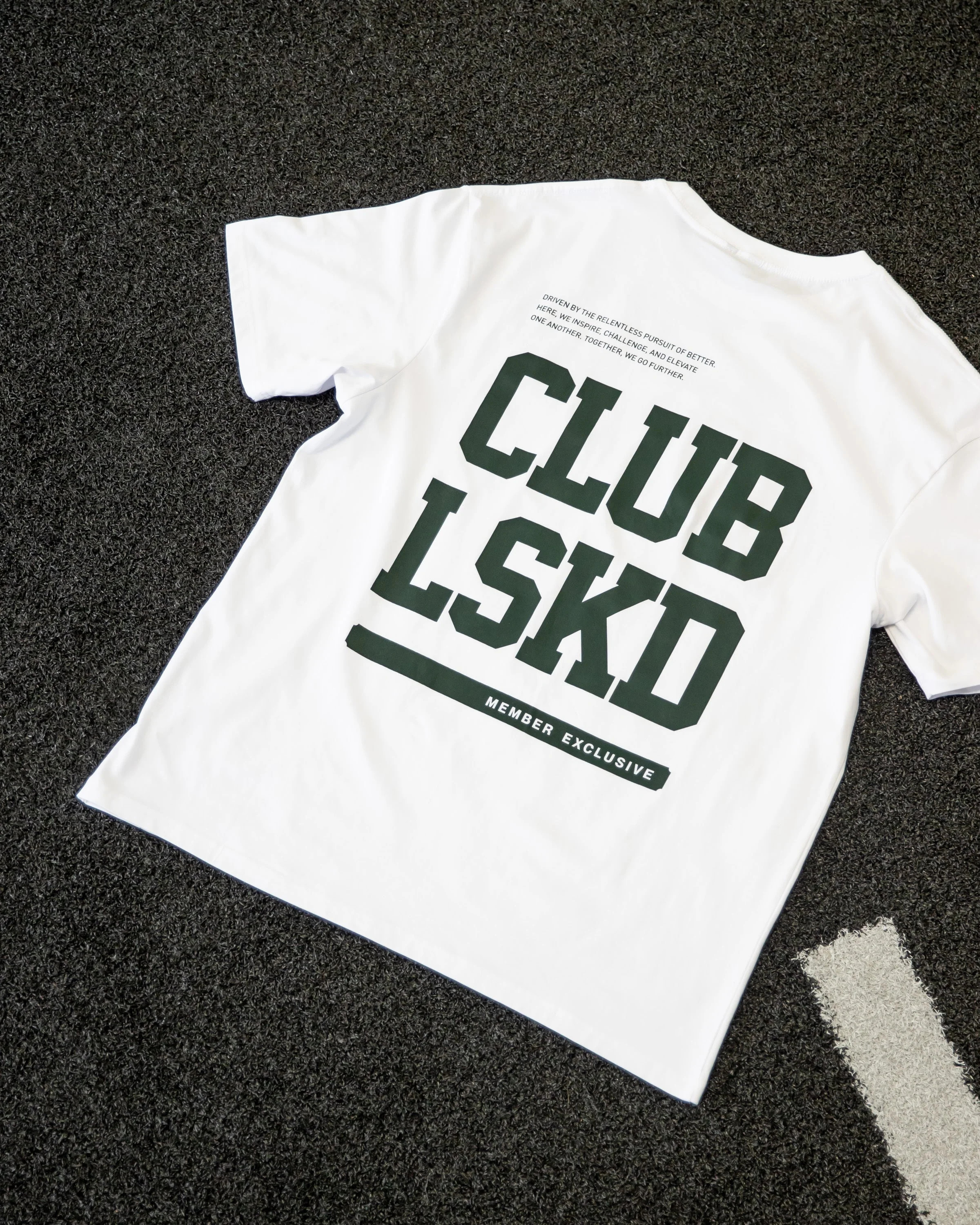 Club LSKD Tee FLXCotton Oversize - White | LSKD