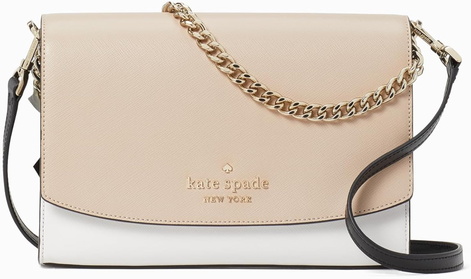 kate spade new york Carson Saffiano Leather Convertible Crossbody | Amazon (US)
