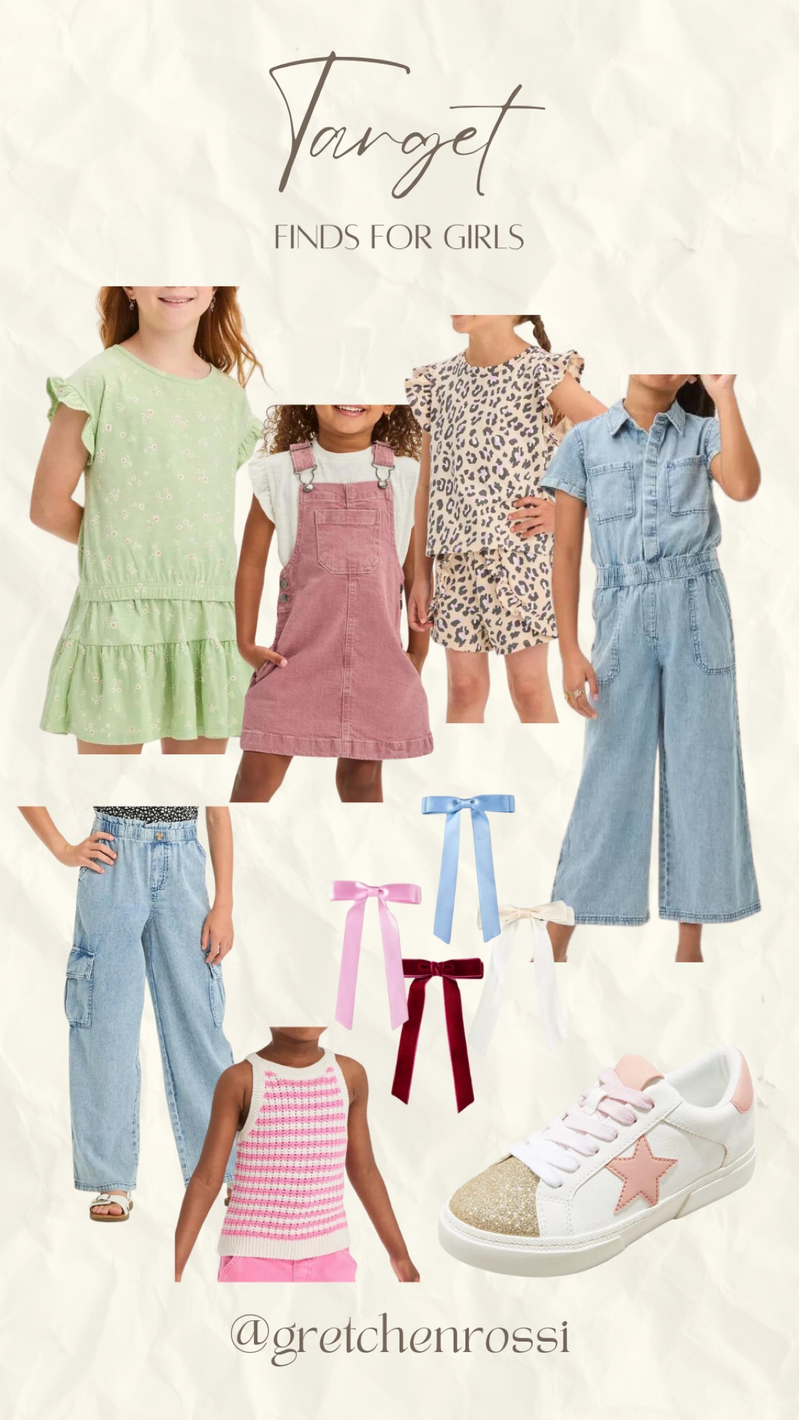 Target fashion : girls edition🎀 

Target fashion - girls outfit inspo - now trend - denim jumpsuit - back to school inspo - kids clothes - target kids - school outfit - girls sneakers 

#LTKStyleTip #LTKBacktoSchool #LTKKids