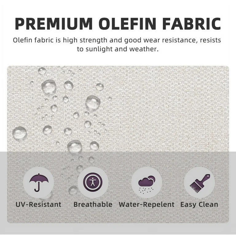 PARKWELL Outdoor 3-Seat Patio Sofa Furniture,Weather Resistant Wicker Couch with Deep Seat Anti-S... | Walmart (US)