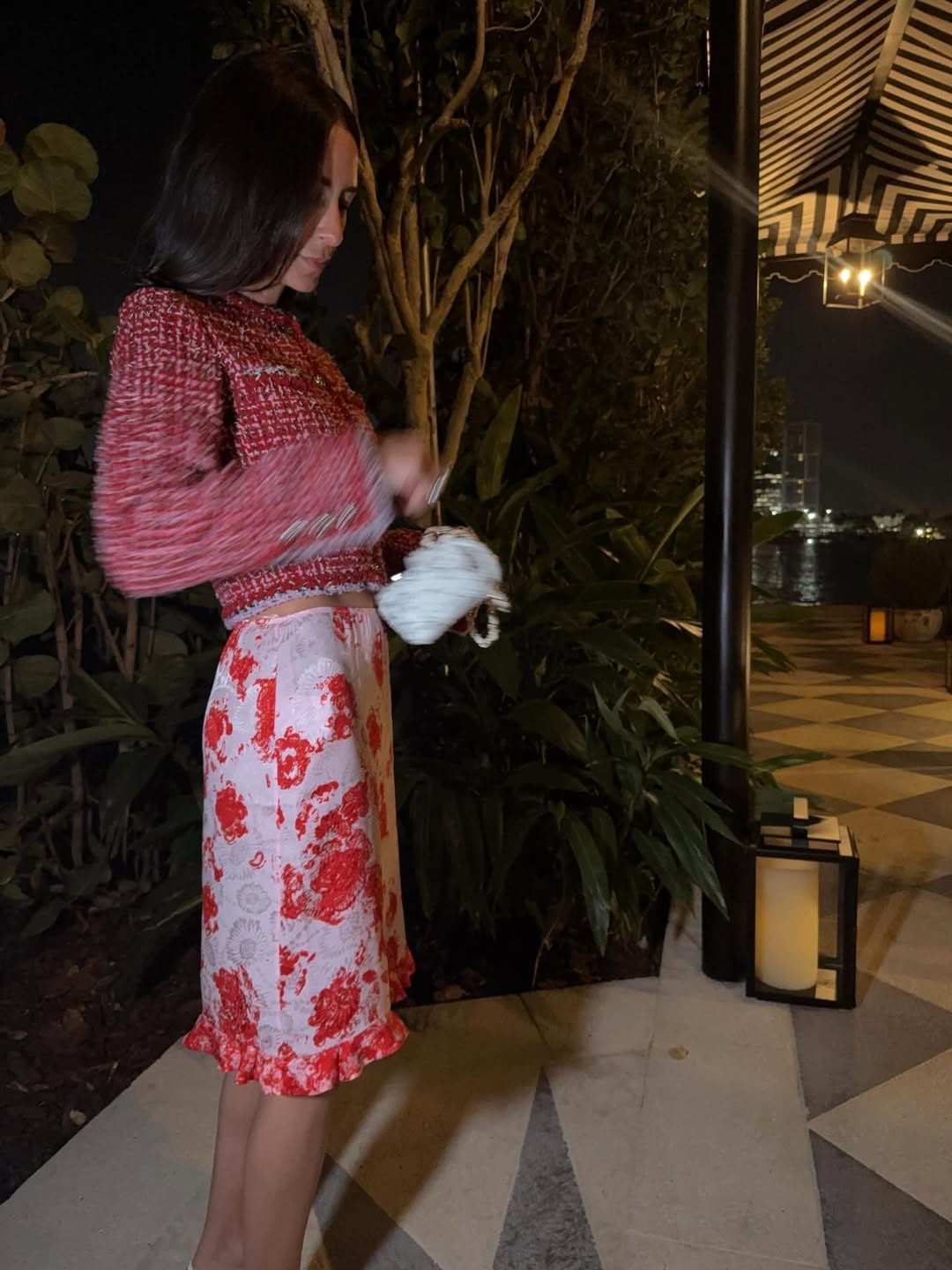 My outfit is all Chanel but I linked similar options!