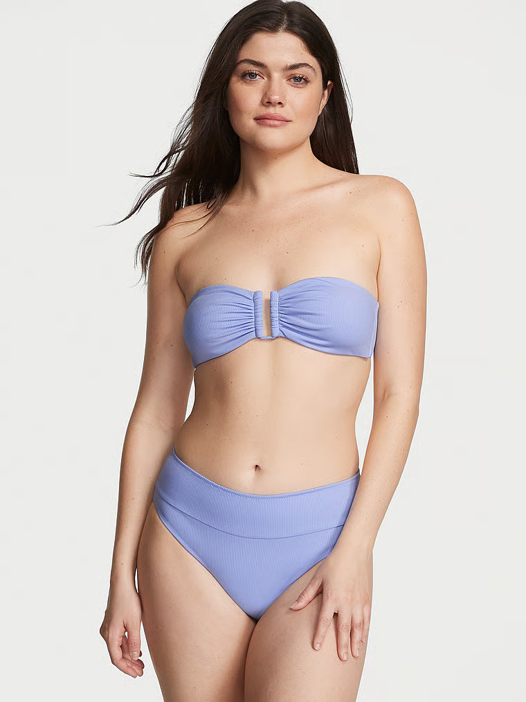 Mix-and-Match Ribbed Bandeau Bikini Top | Victoria's Secret (US / CA )