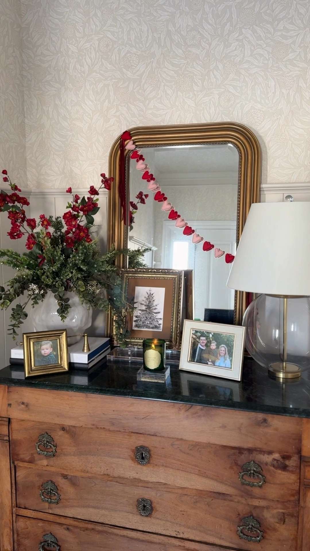 The sweetest heart garland you ever did see. 

#LTKHome #LTKSeasonal #LTKmomlife