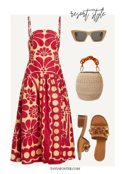 Gorgeous dress and accessories for a resort look! 

#LTKtravel #LTKstyletip #LTKSeasonal