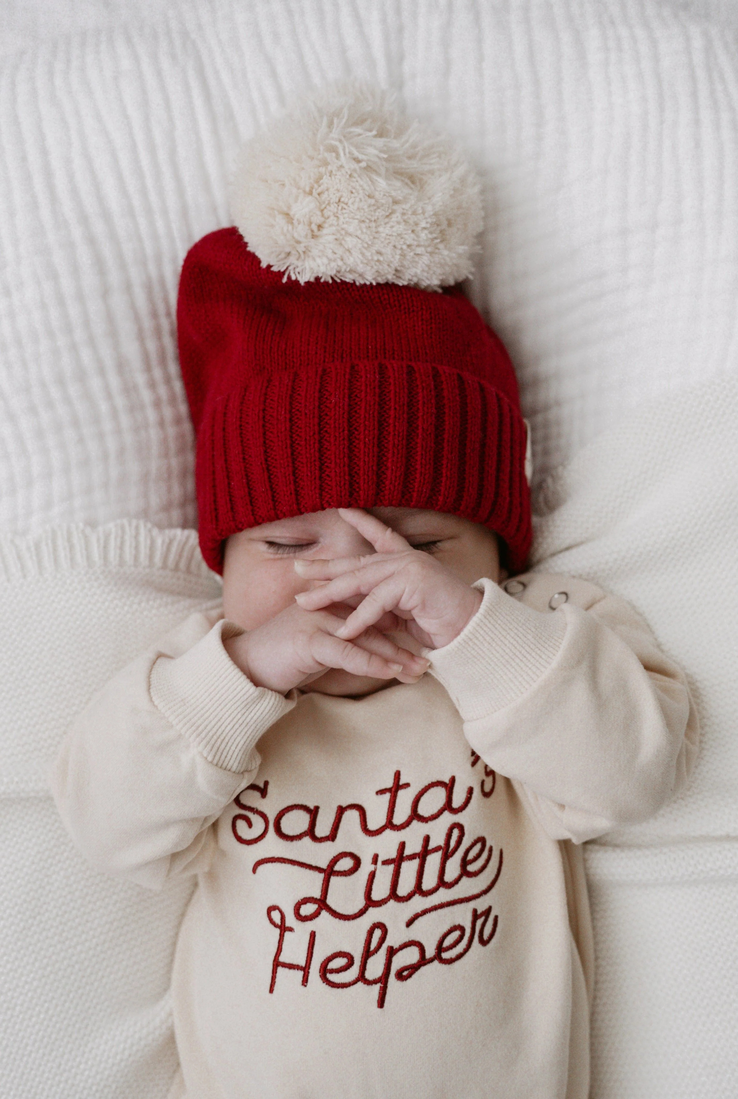 Luna + Luca Pom Beanie - Holly | Luna + Luca