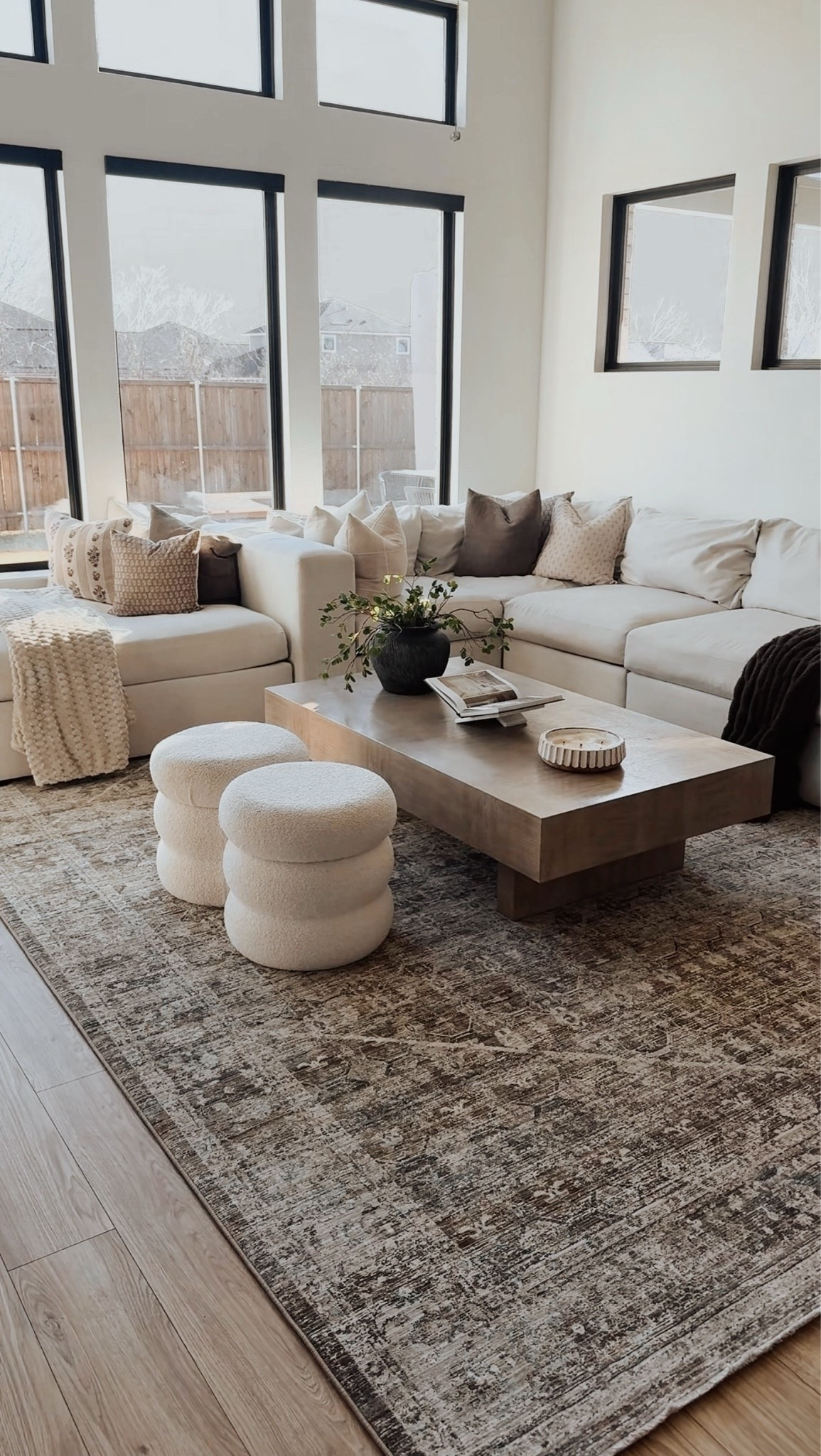 White couch sectional, cloud couch, sectional