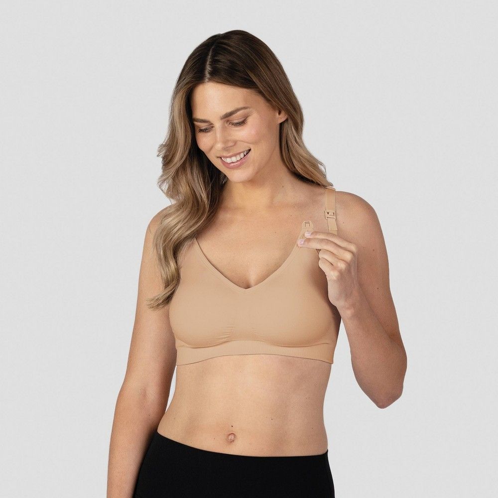 Bravado! BASICS Double Layer Seamless Maternity and Nursing Bra - Nude XXL | Target