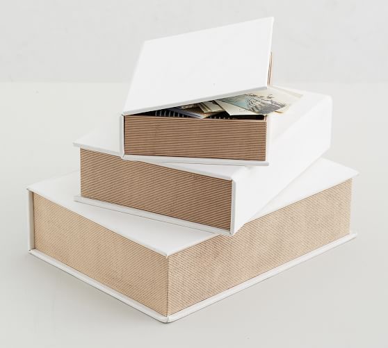 Decorative Fabric Boxes, Set of 3 | Pottery Barn (US)