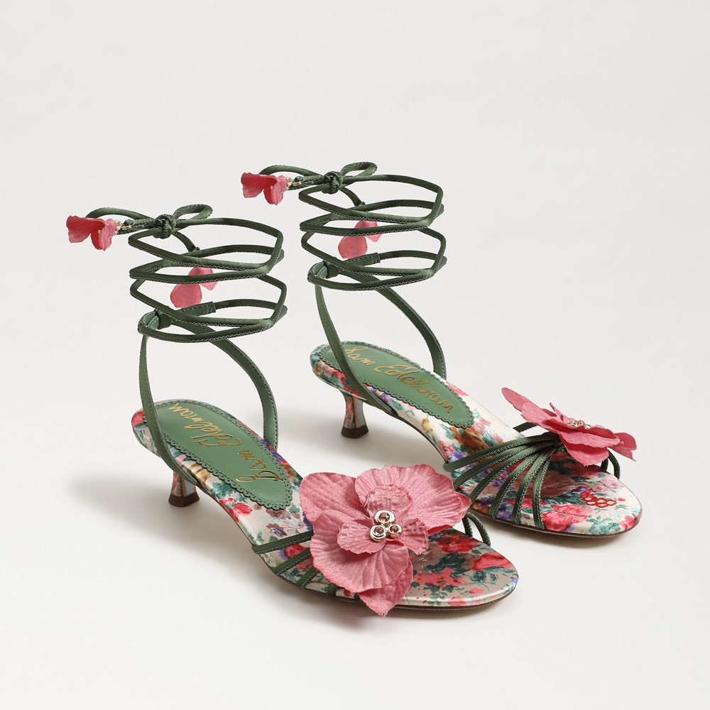 Carla Lace Up Kitten Heel | Sam Edelman