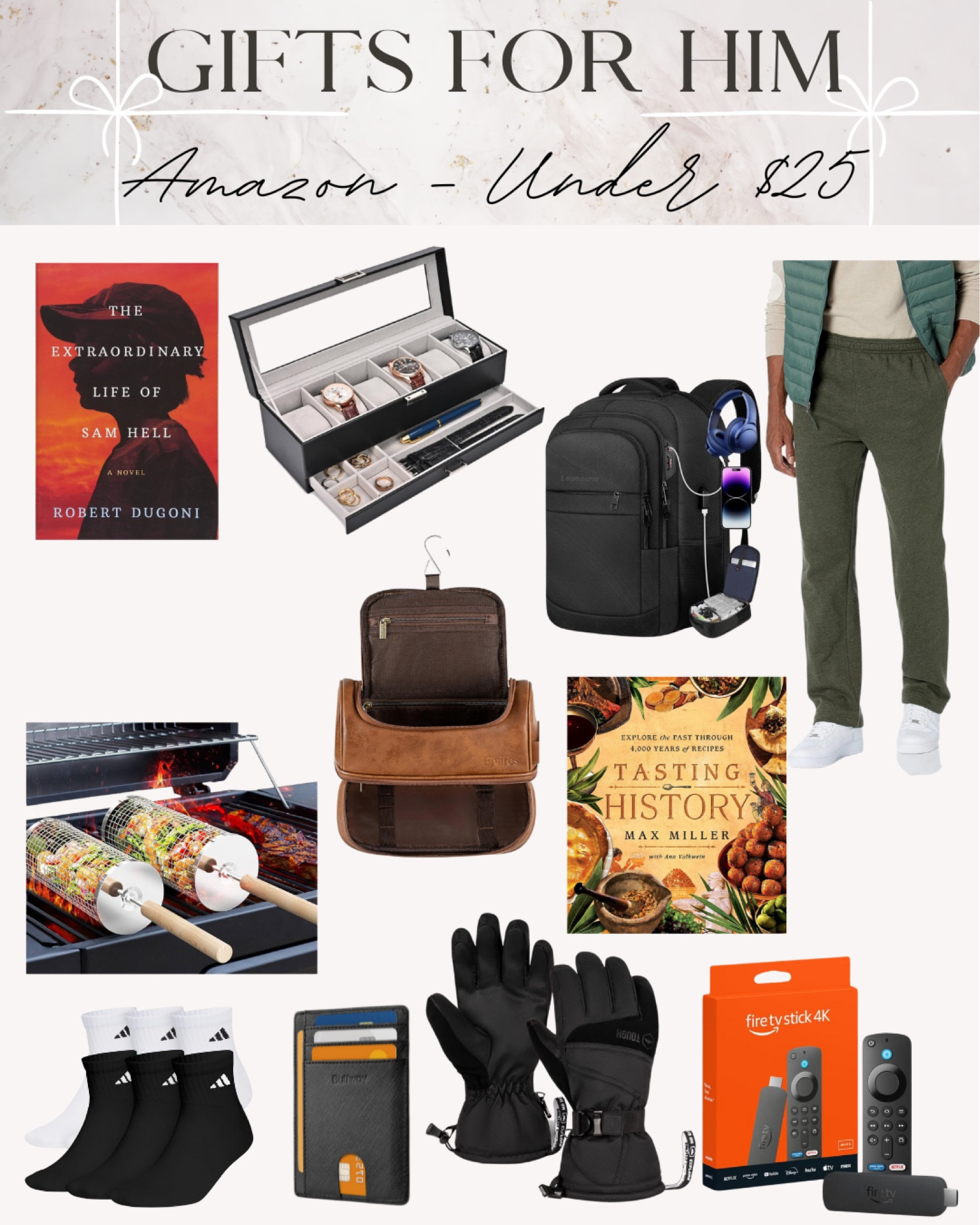 Holiday gifts for him under $25, gift guide, gifts for men 

#LTKHoliday #LTKMens #LTKGiftGuide