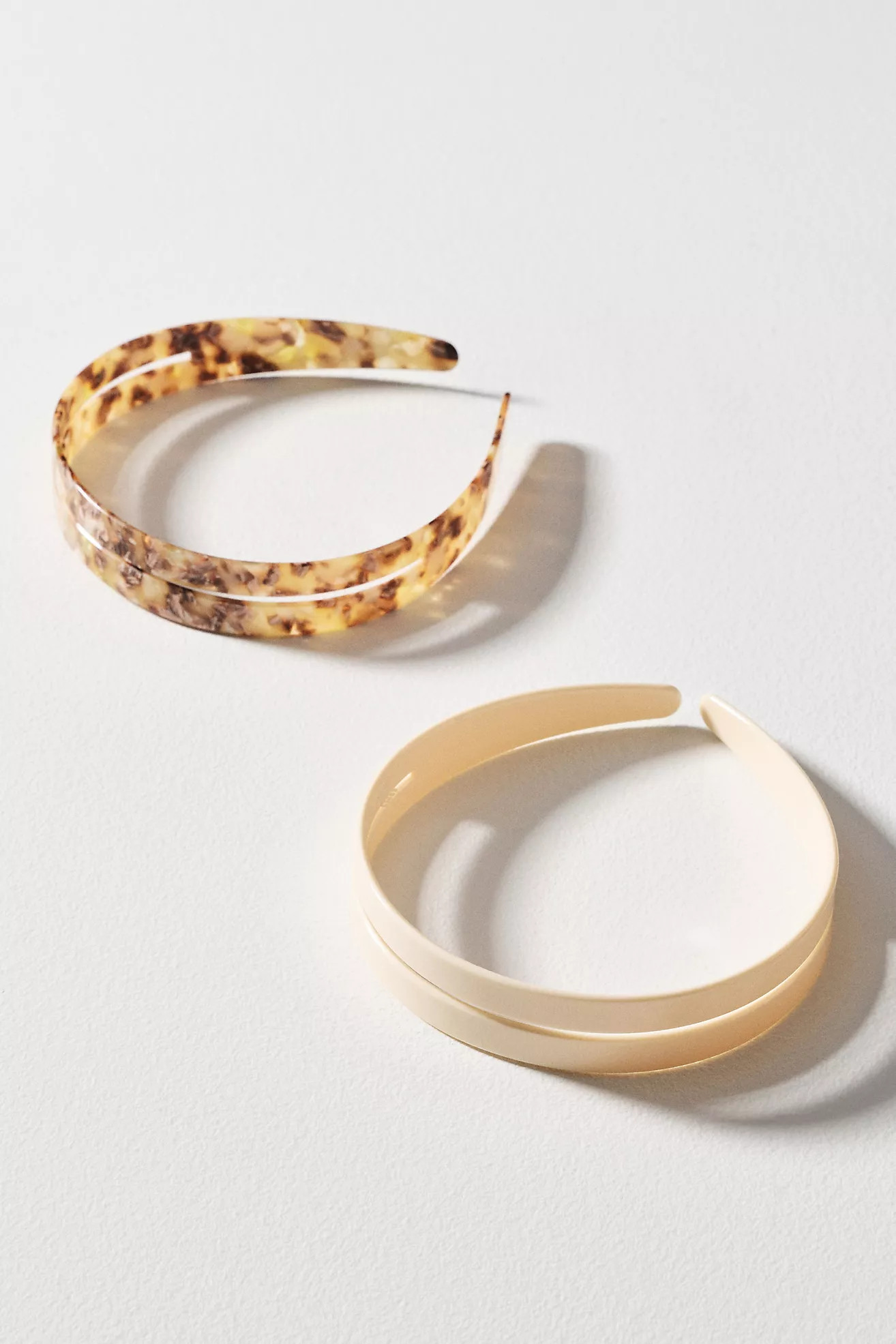 Wide Resin Headbands, Set of 2 | Anthropologie (US)