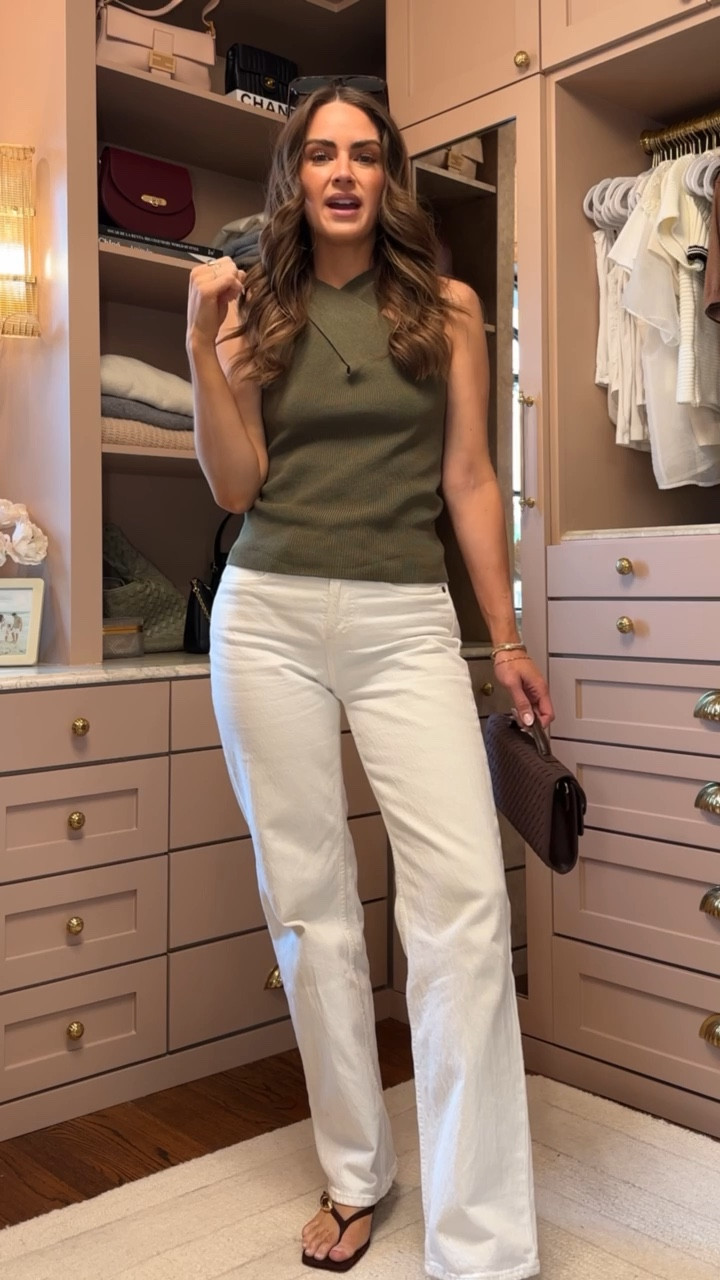 OOTD - work event this morning✨
Top - XS 
Jeans - 25

Bag is @Vivrelle use code: LAURENROSCOP to save more

#LTKdayinmylife #LTKootd #LTKgrwm