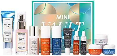 Sunday Riley Mini Vault Skincare Collection, Limited Edition, 1 ct. | Amazon (US)