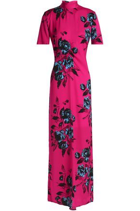 Floral-print crepe maxi dress | The Outnet Global