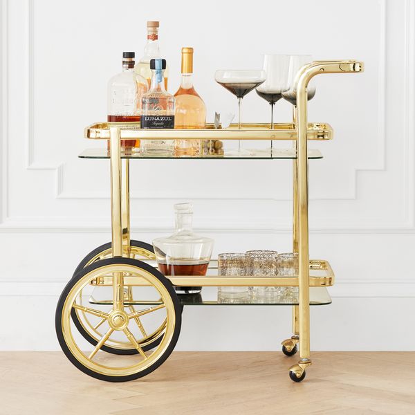 Deco 79 Metal Oval Bar Cart with … curated on LTK