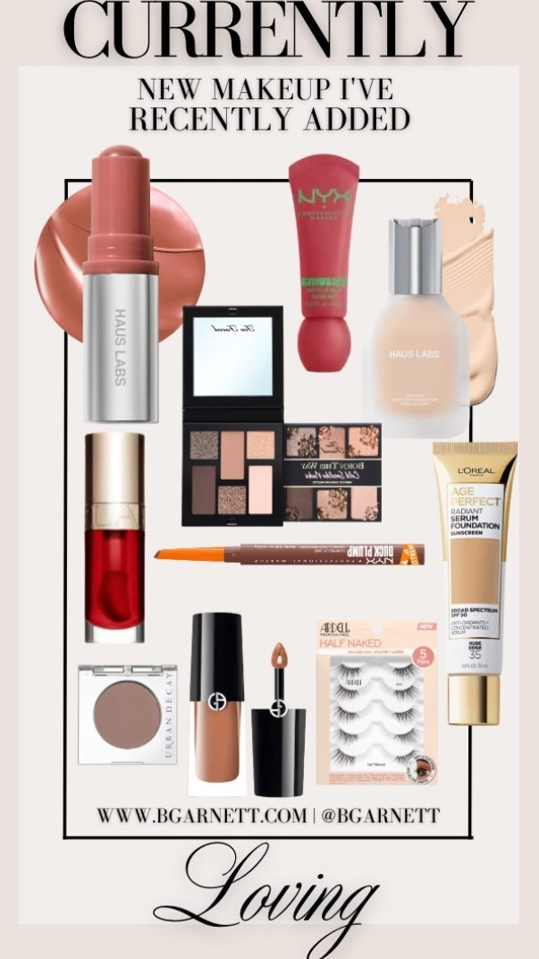 Recent makeup additions I’m loving 

Makeup | summer makeup | blush | sunburn blush | hair labs 