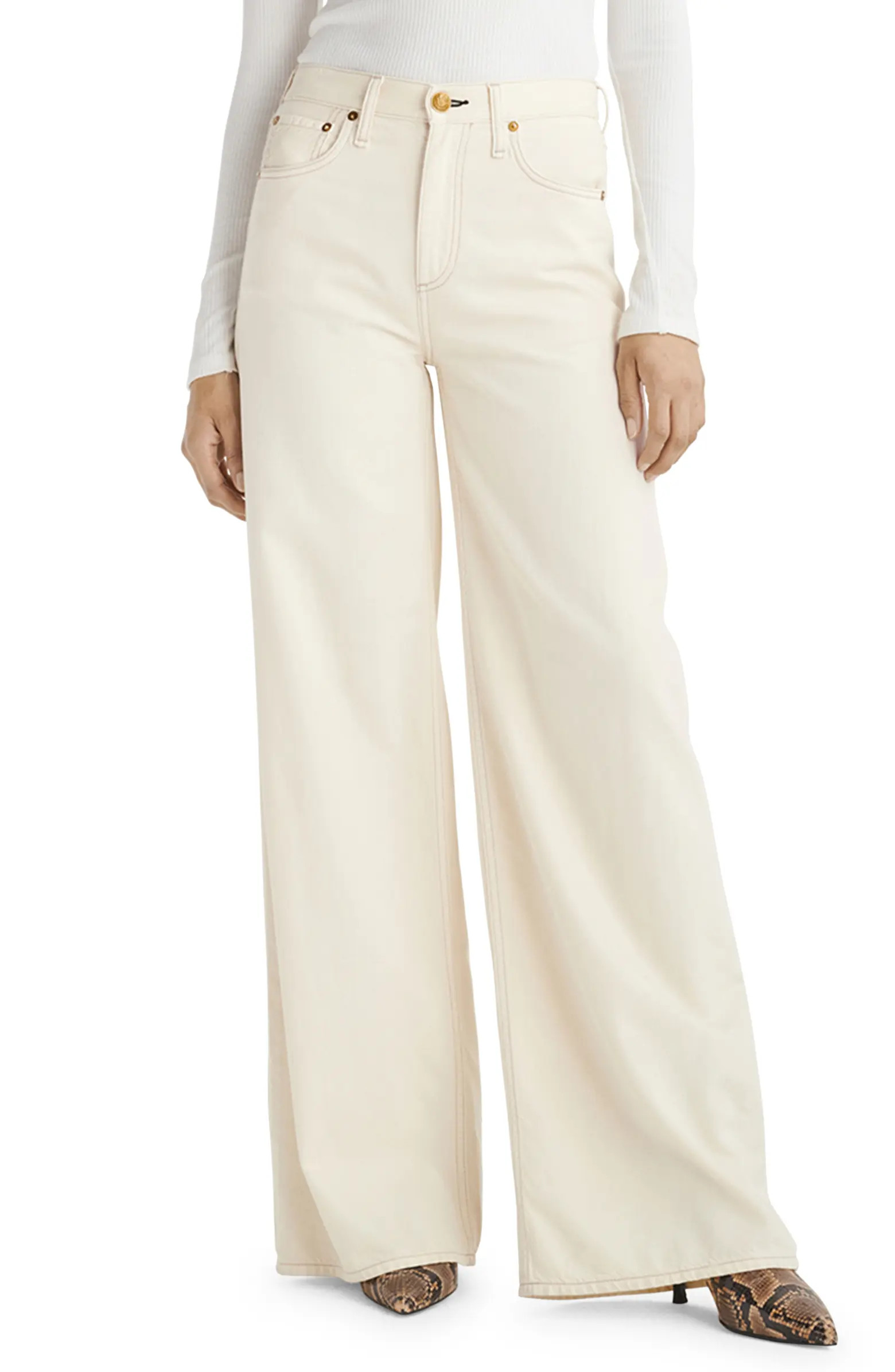 Sofie Featherweight Wide Leg Jeans | Nordstrom