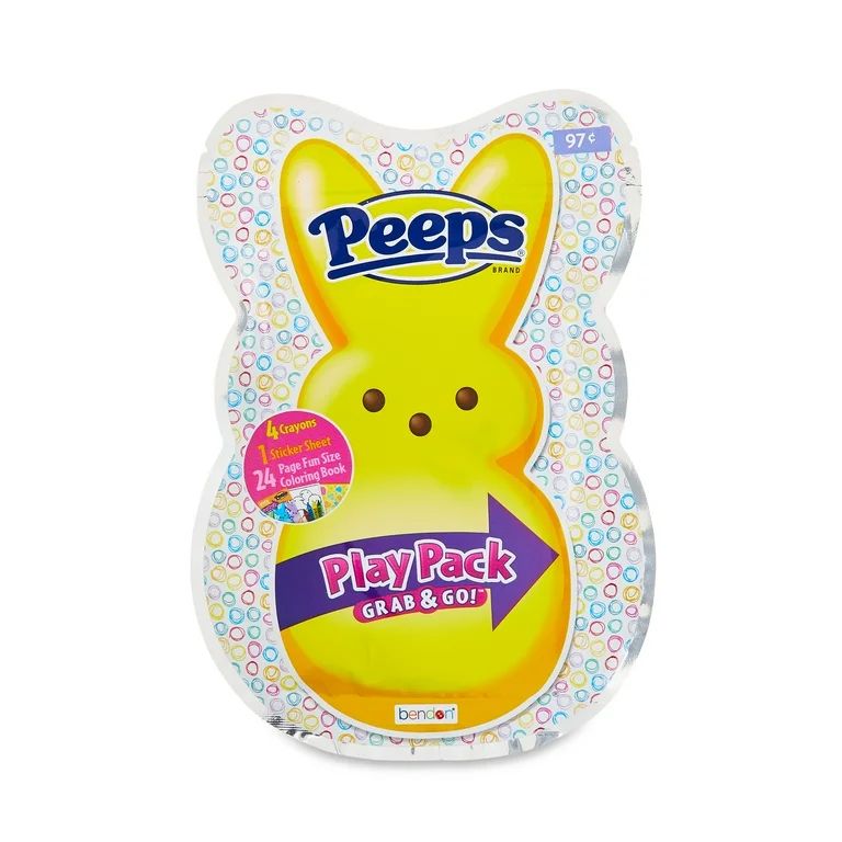 Bendon PEEPS® Play Pack with 8 Page Mini Coloring Book and Crayons | Walmart (US)