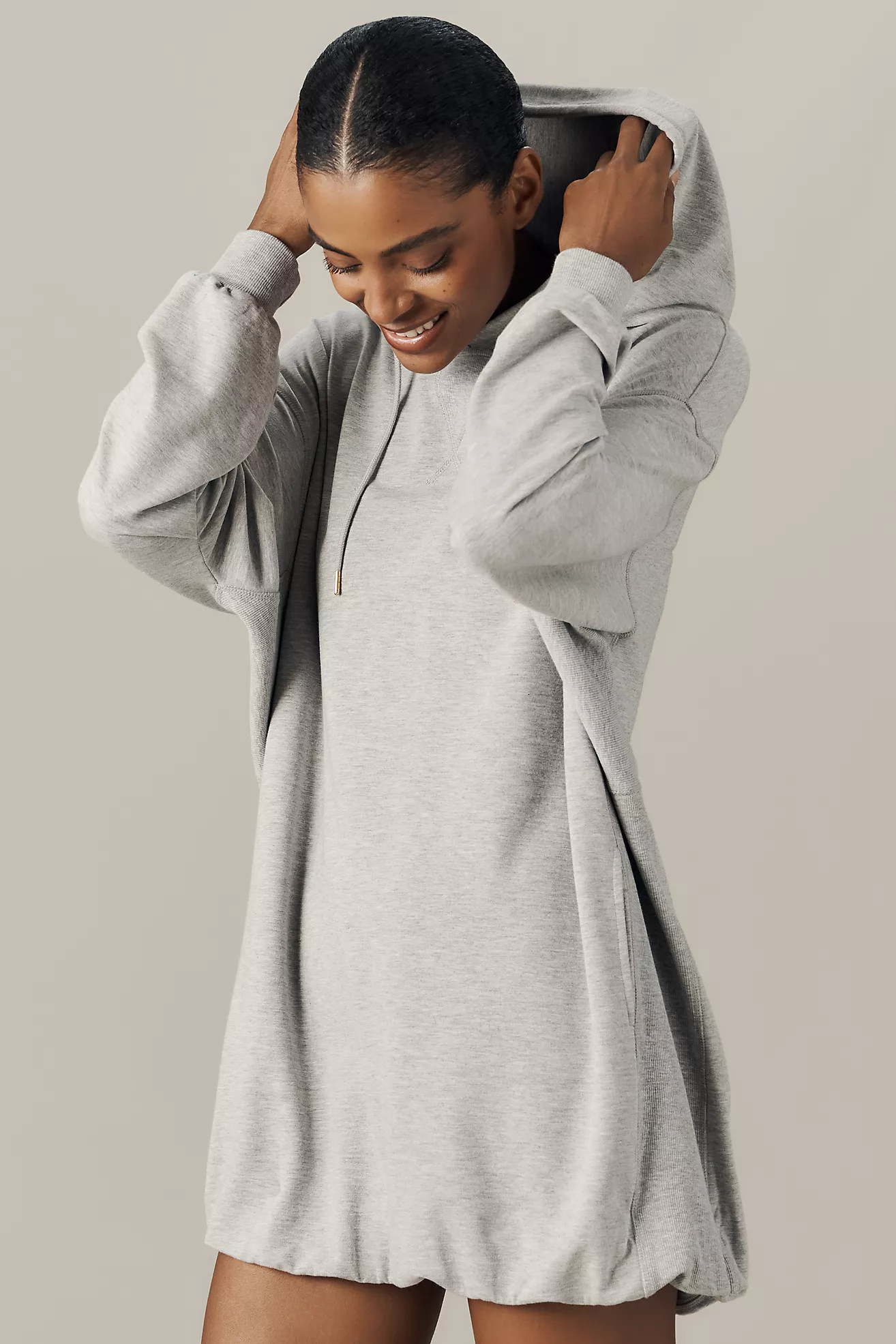 Sundays Arie Long-Sleeve Hooded Mini Dress | Anthropologie (US)