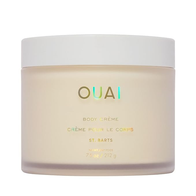 OUAI Body Cream, St. Barts - Hydrating Whipped Body Cream with Cupuaçu Butter, Coconut Oil and S... | Amazon (US)