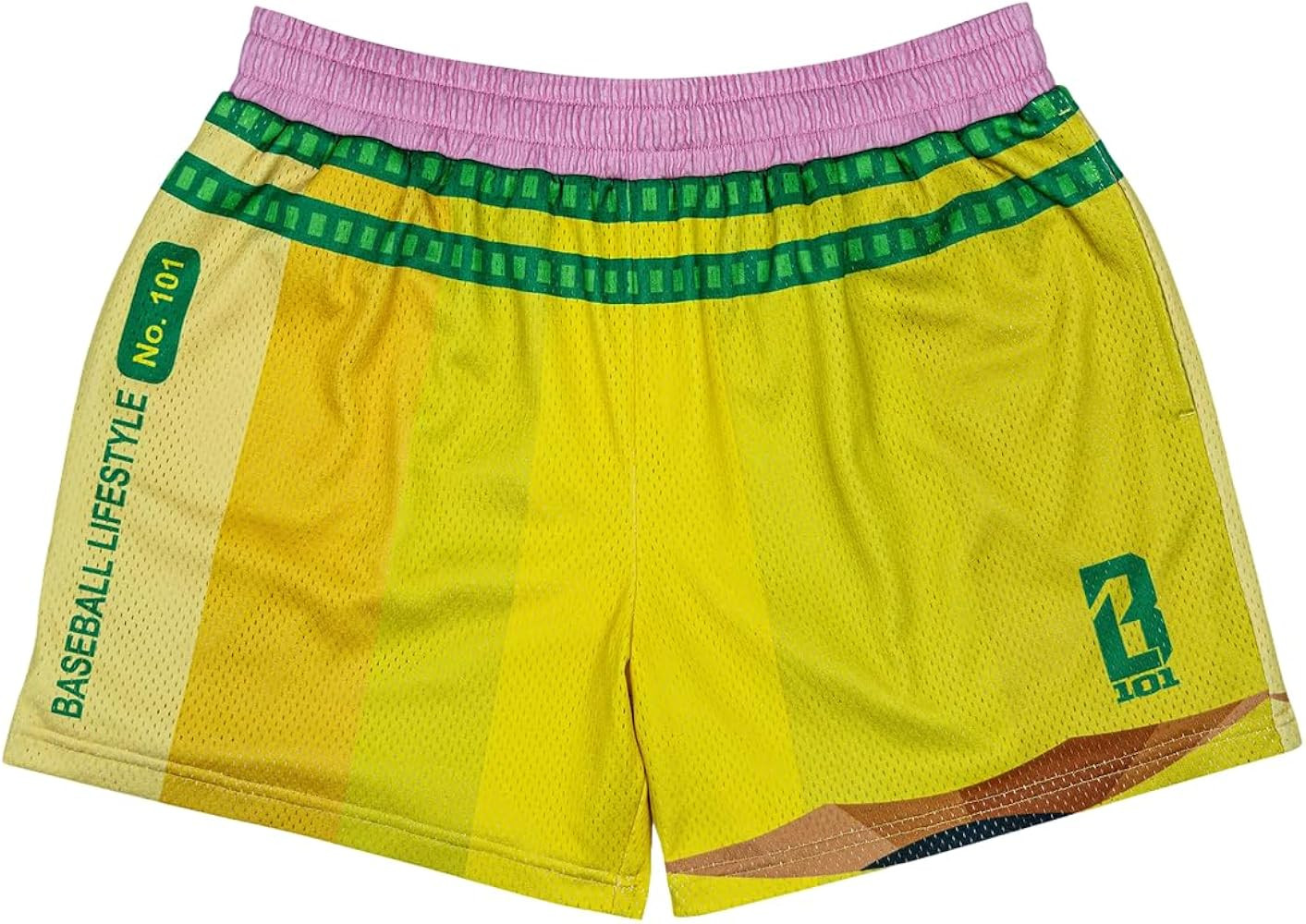 Baseball Lifestyle 101 Boy's Pencil Mesh Shorts with Side Pockets and Elastic Waist, 5 inch Insea... | Amazon (US)