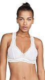 eberjey Women's Colette Raceback Bralet, White, Medium | Amazon (US)
