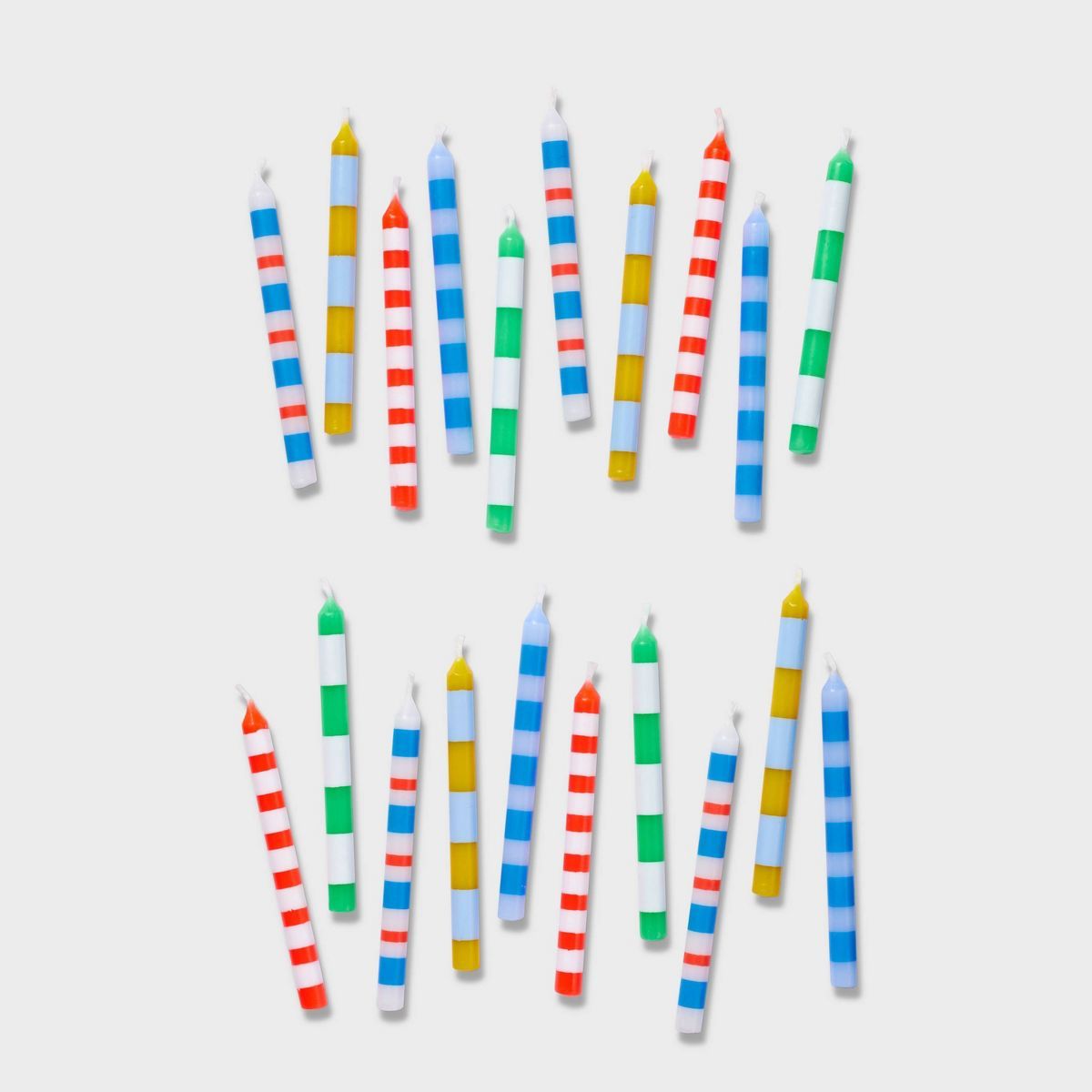 20ct Striped Candles - Spritz™ | Target
