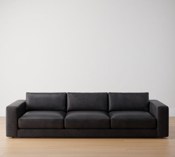 Carmel Lounge Leather Sofa (62"–122") | Pottery Barn (US)