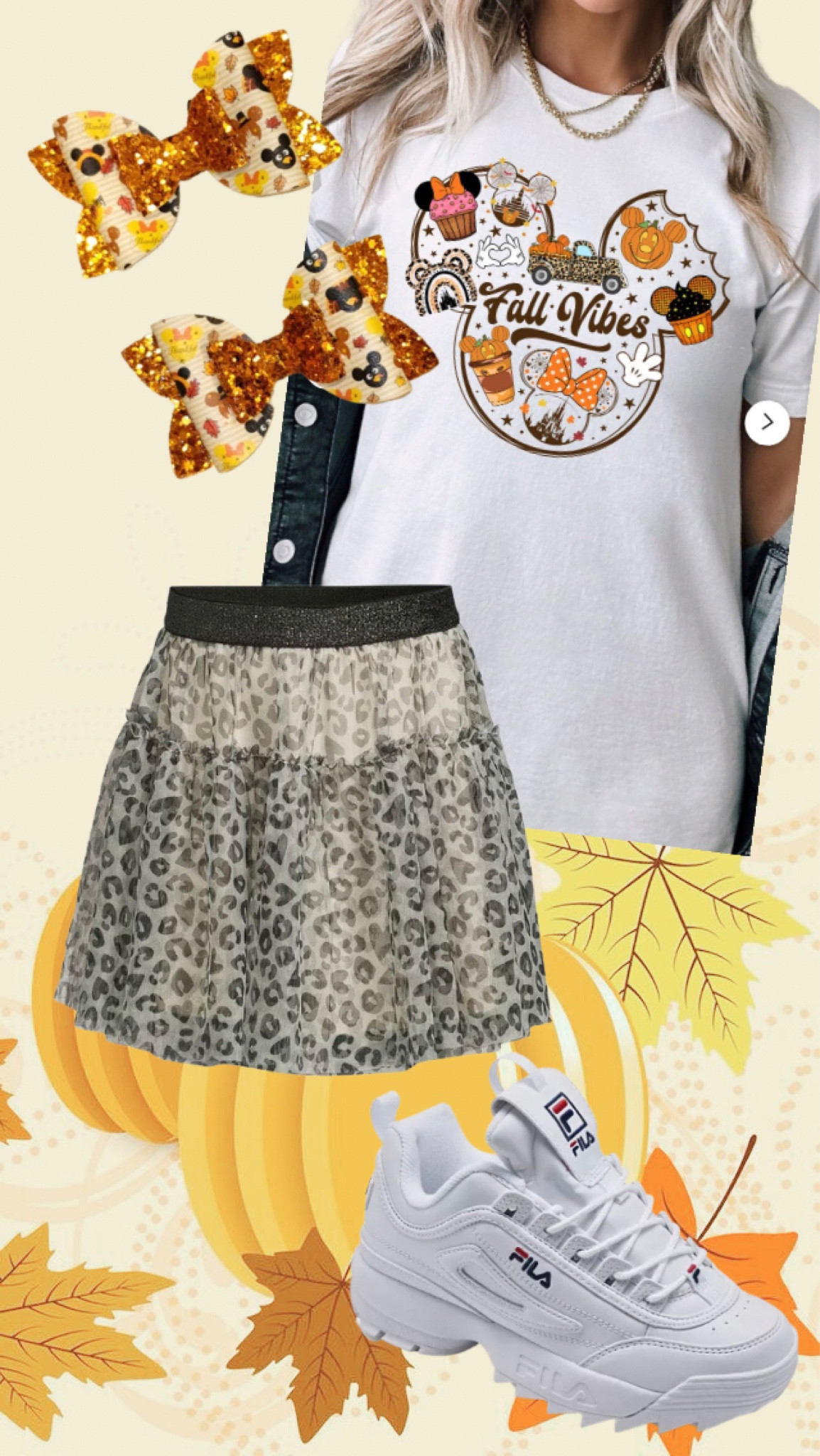 Thanksgiving/Fall inspired outfit for my mini me at Disney! Your little one is going to love this one and you’ll love the subtle Disney touches. Going to wear this one at Animal Kingdom! 

#LTKkids #LTKSeasonal #LTKHoliday