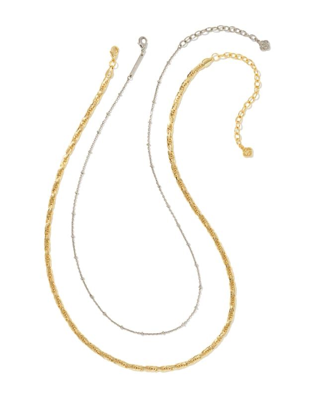 Carson Set of 2 Chain Necklace in Mixed Metal | Kendra Scott