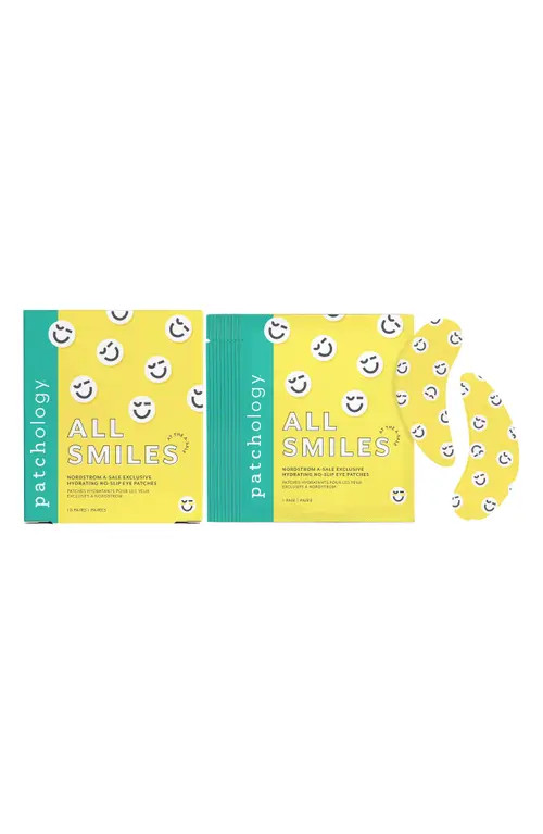 Patchology All Smiles Hydrating No Slip Eye Patches $40 Value at Nordstrom | Nordstrom