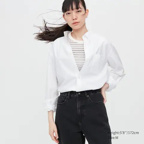Extra feine Baumwolle Hemd | UNIQLO | UNIQLO (DE)