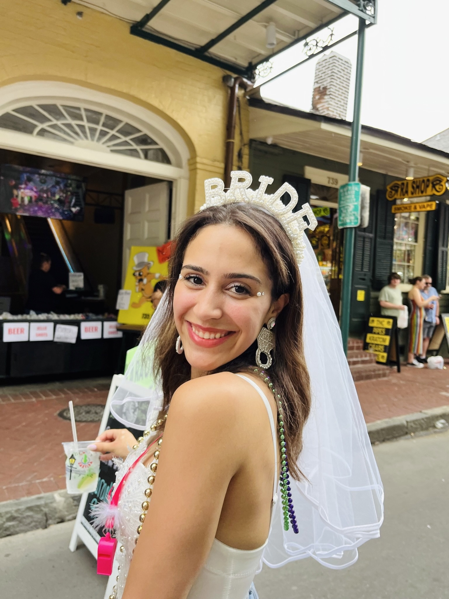 What I wore for my bachelorette party in New Orleans | pearl accessories | bride | bridal | bachelorette dress #LTKMostLoved

#LTKparties #LTKwedding