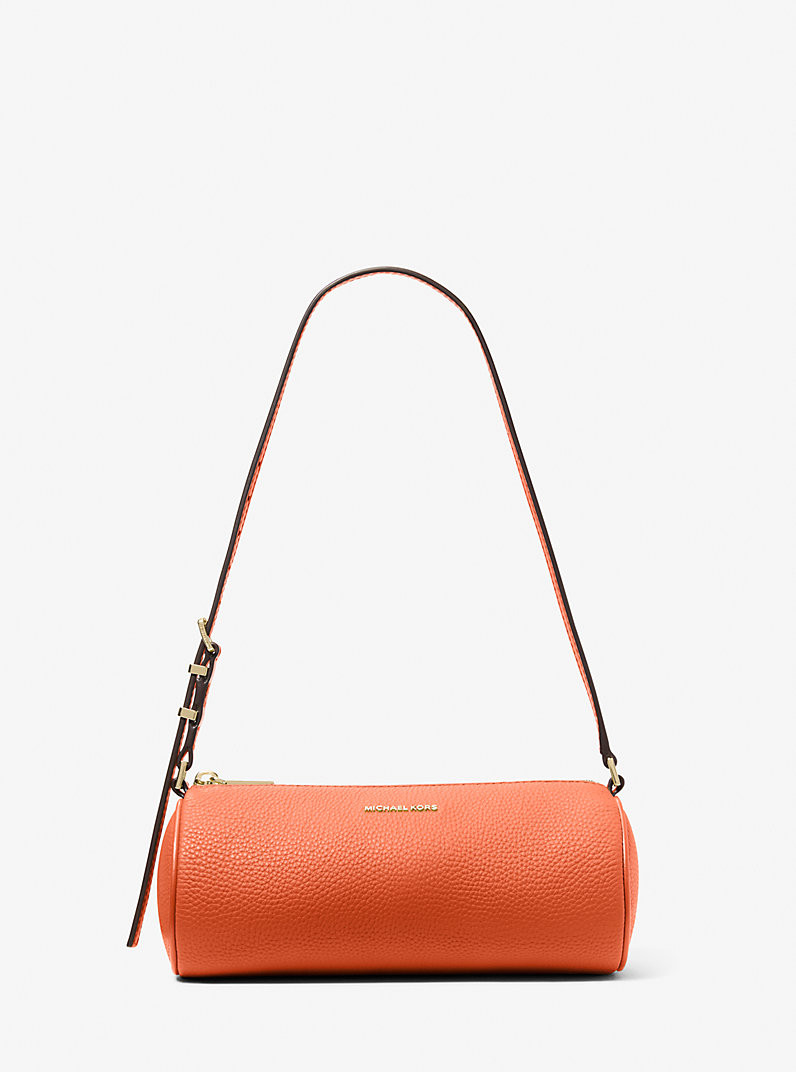 Izzy Small Pebbled Leather Barrel Pochette | Michael Kors US