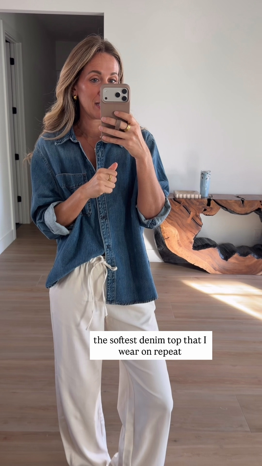 Super soft denim shirt

#LTKootd #LTKmomlife #LTKU