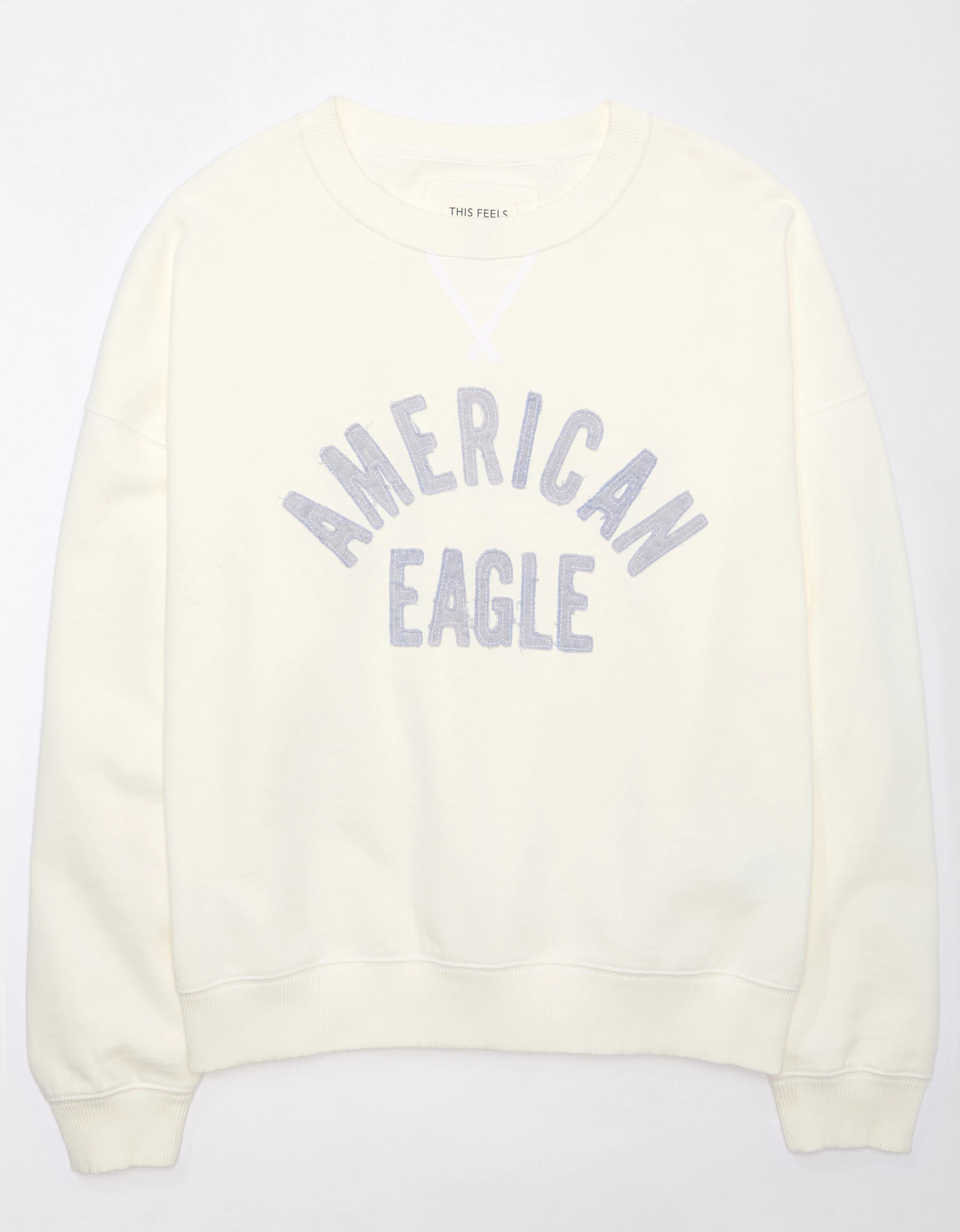AE Crew Neck Graphic Fleece Sweatshirt | American Eagle Outfitters (US & CA)