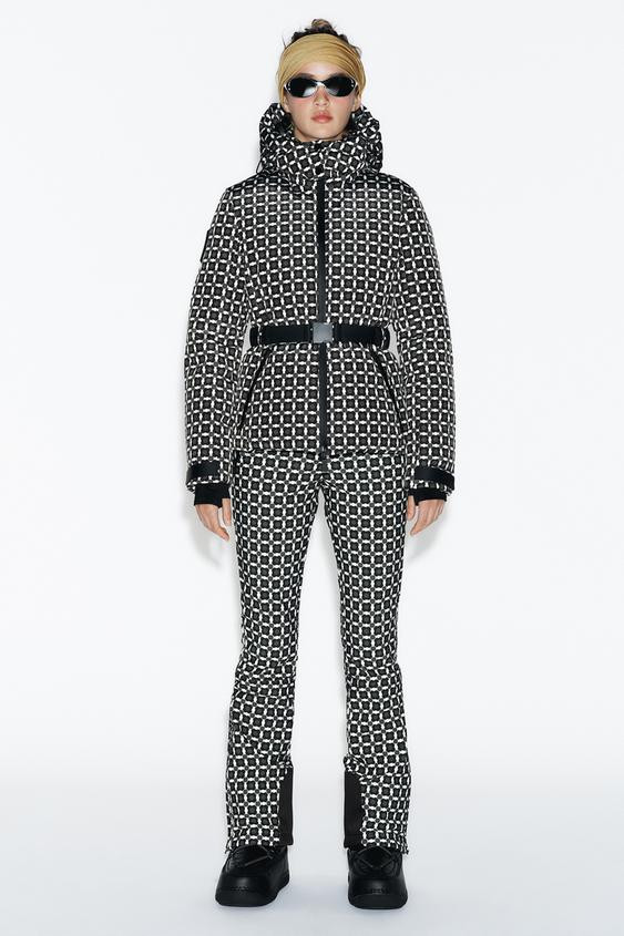 HOODED WATER RESISTANT WINDPROOF DOWN COAT RECCO® TECHNOLOGY SKI COLLECTION | Zara US