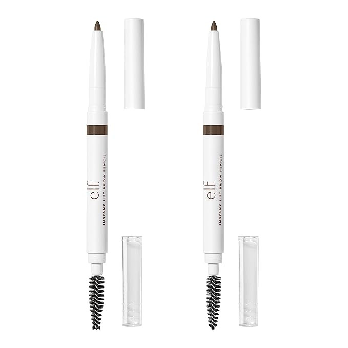 e.l.f. Cosmetics Instant Lift Brow Pencil 2-Pack, Dual-Ended Precision Brow Pencils For Shaping &... | Amazon (US)