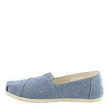 TOMS Blue Slub Chambray Women's Alpr ESP Blue 10014410 7 | Amazon (US)