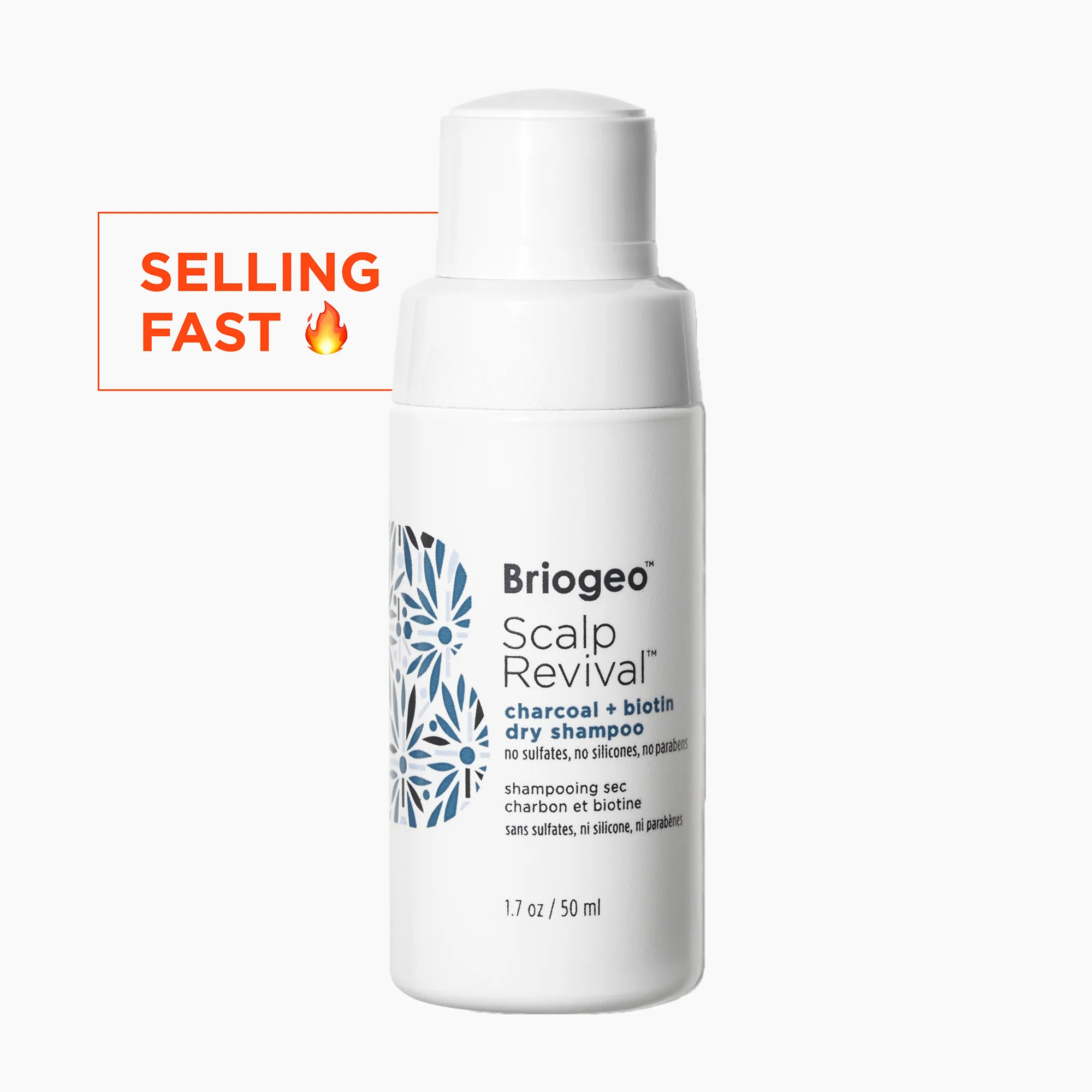 Scalp Revival Charcoal + Biotin Dry Shampoo | Briogeo