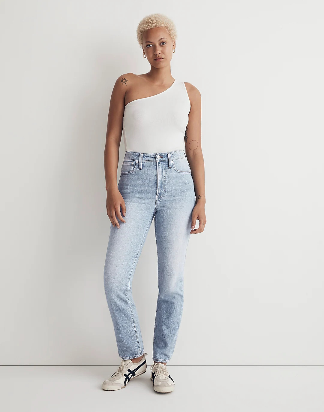 The Curvy Perfect Vintage Jean in Merle Wash | Madewell