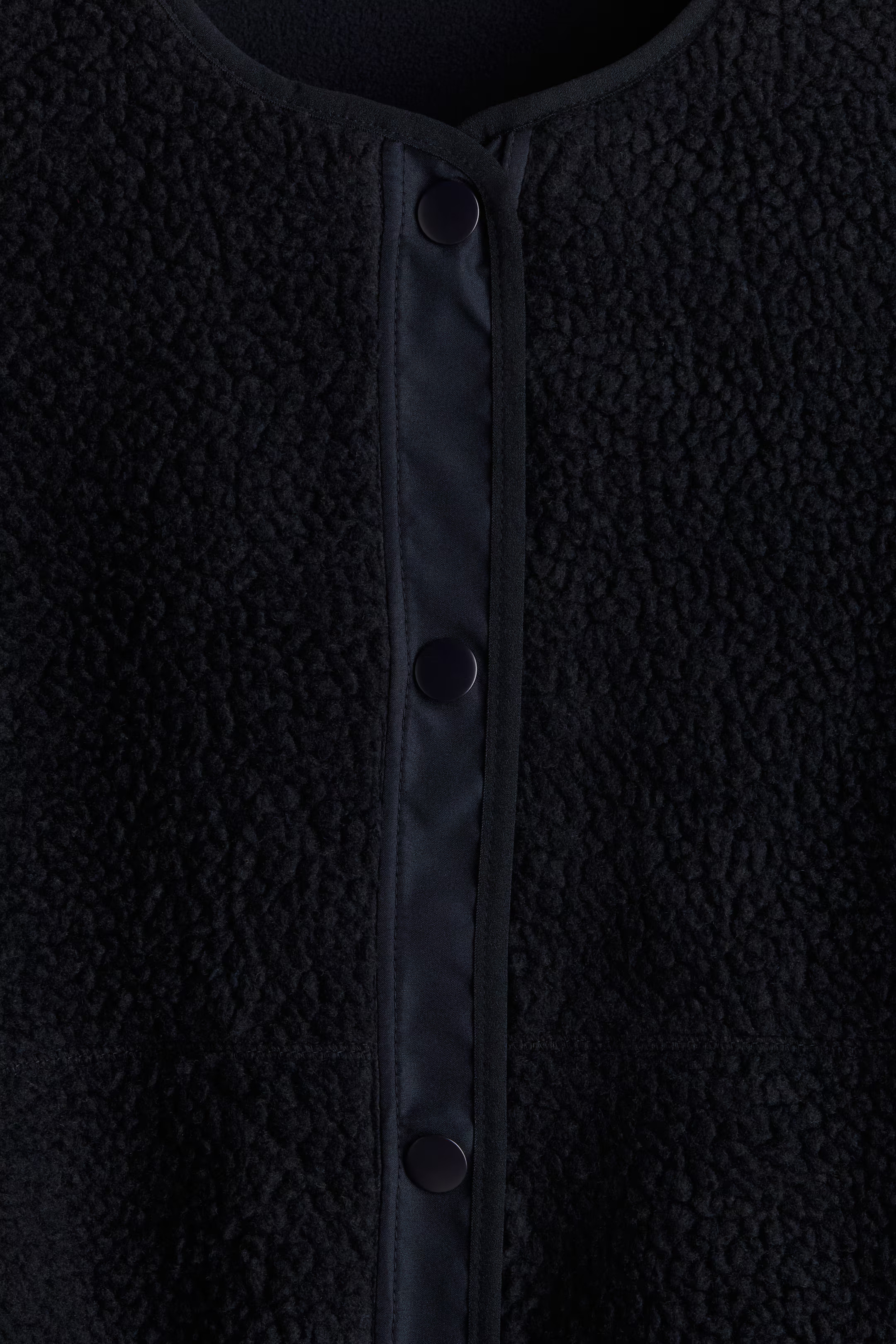 Teddy Fleece Jacket - Navy blue - Ladies | H&M US | H&M (US + CA)