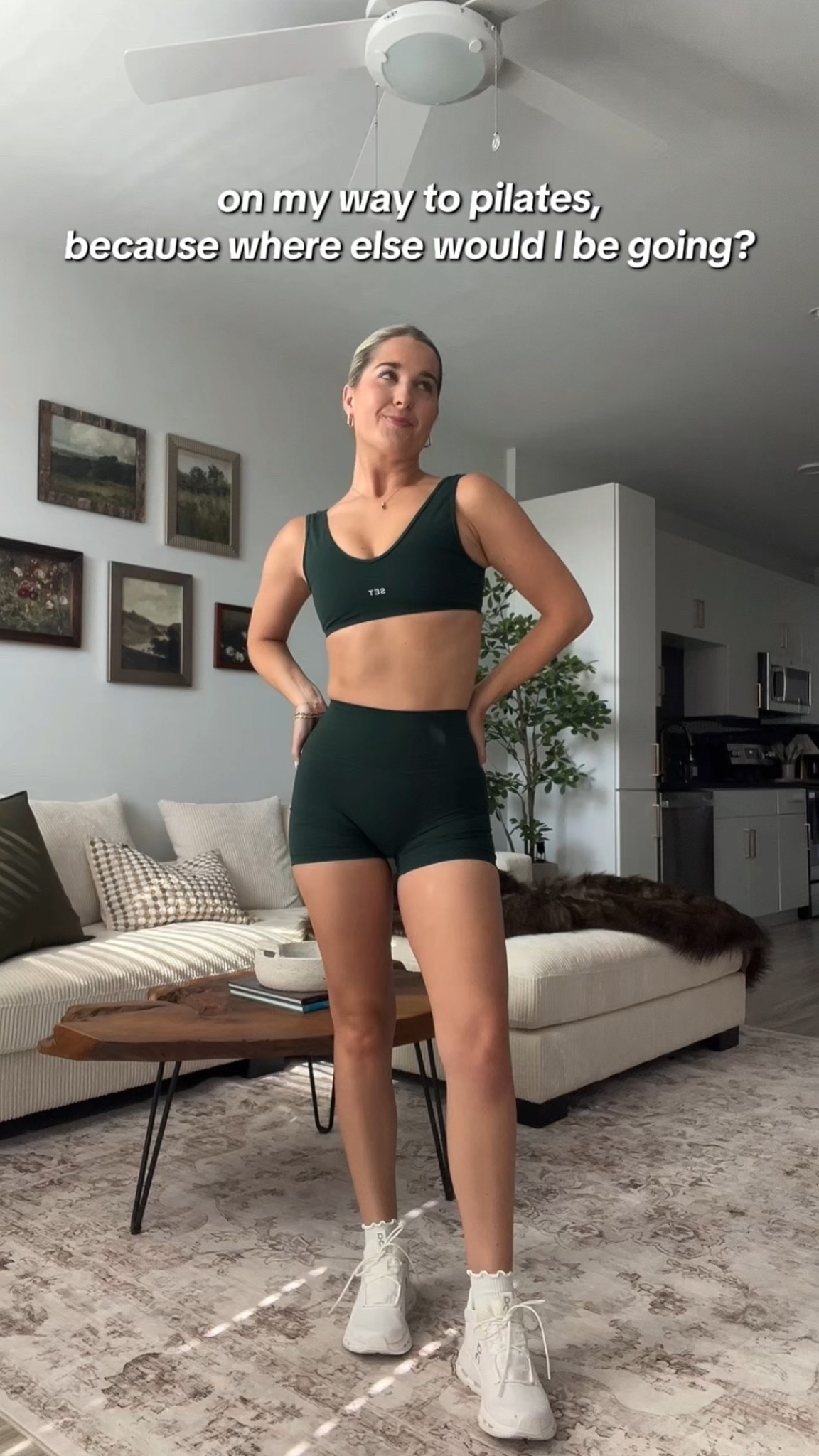 Pilates 🤝🏼 Cute matching set
#workoutset #pilatesoutfit #setactive 

#LTKActive #LTKShoeCrush #LTKFindsUnder100