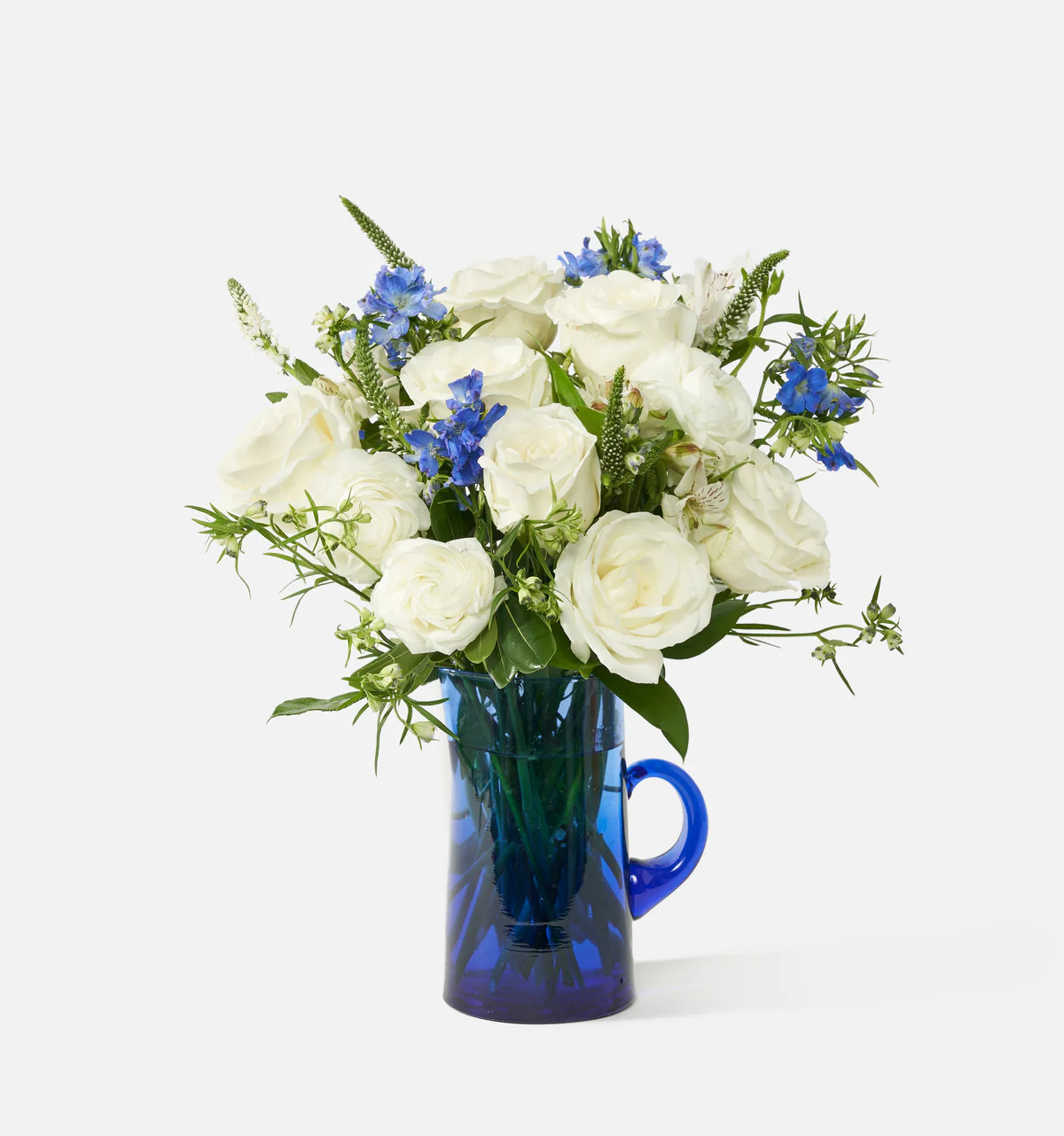 The Nantucket with Moroccan Glass Pitcher | UrbanStems