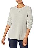 Goodthreads Women's Cotton Shaker Stitch Crewneck Sweater | Amazon (US)